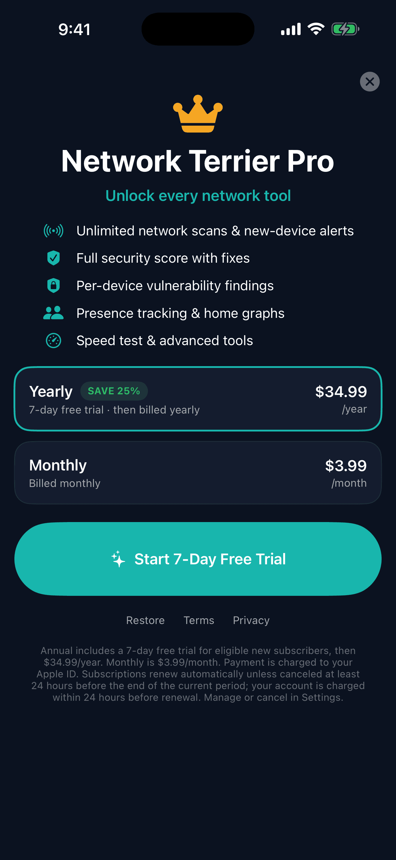 Network Terrier Network Terrier Pro screenshot