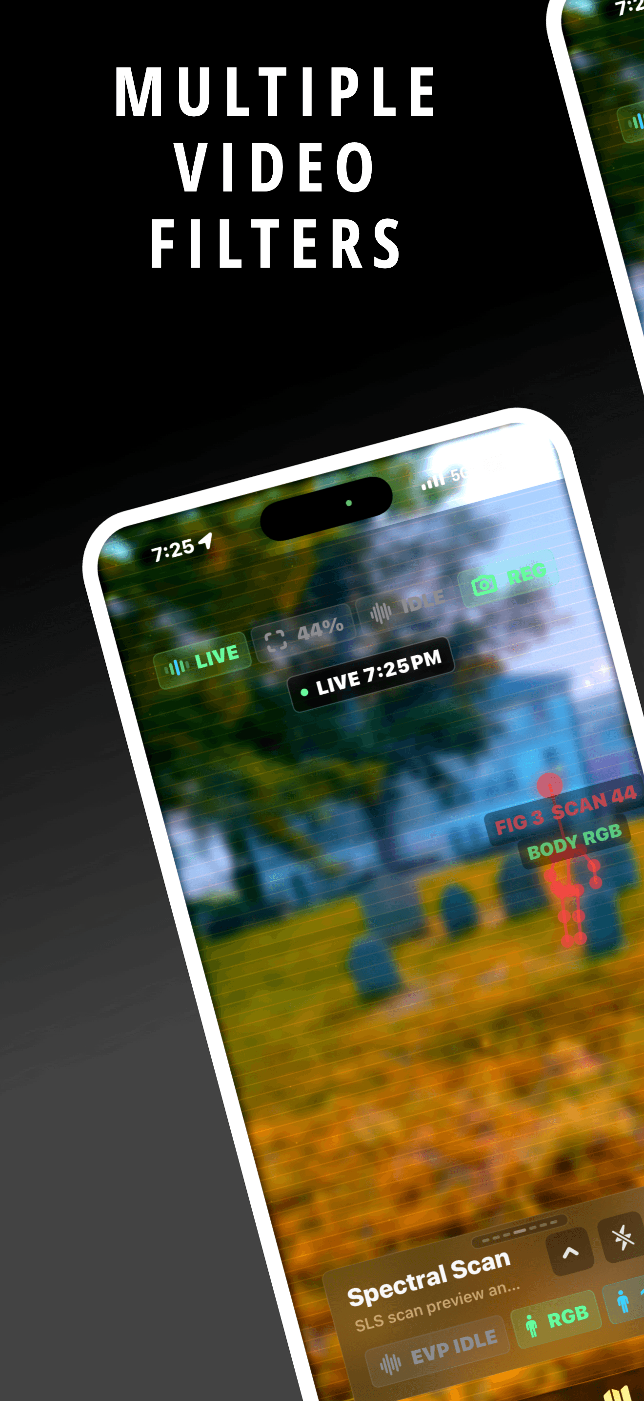 SLS Camera Video filters screenshot