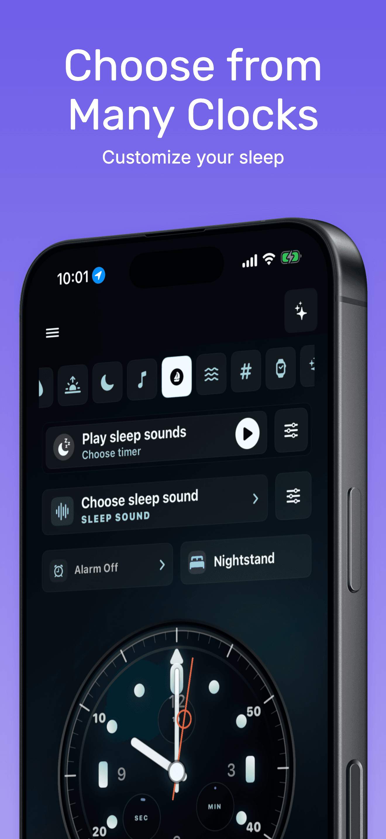 SoftRise Many clock faces screenshot